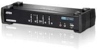 Aten CubiQ CS1784A 4-fach KVM Umschalter (DVI, USB 2.0, 2.1 Audio)