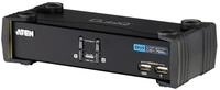 ATEN CS1762A-AT-G KVM 2X Port USB/DVI Switch, schwarz