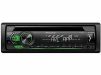 Pioneer DEH-S120UBG | 1DIN RDS-Autoradio mit grüner Tastenbeleuchtung | Display