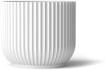 Lyngby Porcel&aelig;n &Uuml;bertopf klein Lyngby im Bauhaus-Stil Zeitloses Design, Weiss