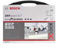 Bosch Accessories 5tlg. Diamanttrockenbohrer Set Best (für Keramik, X-LOCK, Dry