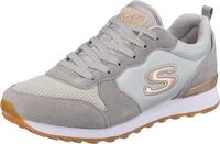 Skechers Damen Og 85 Goldn Gurl Trainers, Light Gray Suede/ Nylon/ Mesh/ Rose Gold