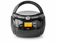 Nedis - Boombox - 9 W - Bluetooth® - CD-Player/UKW-Radio/USB/AUX - Griff -