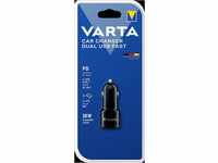 VARTA Stirnlampe LED inkl. 3x AAA Batterien, Indestructible H20 Pro Kopflampe,...