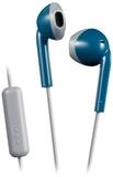 JVC HA-F19M-AH-E Earbuds Kopfh&ouml;rer mit Headsetfunktion (Farbe Azurblau x Grau)