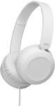 JVC HA-S31M-W - Kabelgebundener On-Ear Kopfh&ouml;rer mit Mikrofon und 1-Tasten