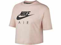 Nike Damen T-Shirt Air Short Sleeve, Echo Pink, M, BV4777