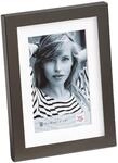 walther design Bilderrahmen anthrazit 13 x 18 cm mit Passepartout, Chiara