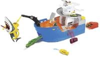 Dickie Toys Shark Attack Spielzeugboot Spielset mit Tragegriff inkl. Fahrzeug &