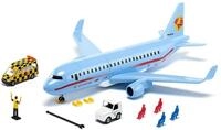 Siku 5402, Verkehrsflugzeug mit Zubeh&ouml;r, Kunststoff, Hellblau, Viele...