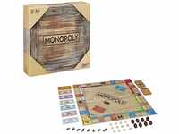Hasbro Gaming Rustic Woods Monopoly de Madera, Edición Retro para...