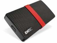 Emtec SSD 3.1 Gen1 x200 256GB Tragbar Schwarz