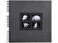Exacompta 16841E Premium Fotoalbum Passion mit 50 schwarzen Seiten, perfekt...