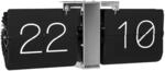 Karlsson Flip Uhr No Case Schwarz, Standfu&szlig; Verchrohmt, Metall, Black, 8.5 x 36 x 14