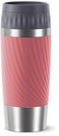 Emsa Travel Mug Easy Twist Edelstahl-Isolierbecher, 360 ml, Sp&uuml;lmaschinenfest,