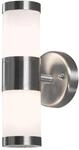 Konstsmide Modena 7592-000 Wandleuchte / B: 6cm T: 9cm H: 23cm / 2x25W / IP44 /