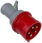 as - Schwabe Drehstrom-Pr&uuml;fstecker - 400 V, 32 A, 5-polig, 6 h -