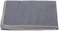 Decke aus Baumwolle 140 x 200 cm Kuscheldecke mit Zierstich weich, filz m&eacute;l&eacute;