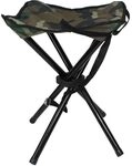Stealth Gear Zusammenklappbarer Hocker mit 4 Beinen, Mehrfarbig