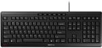 CHERRY Stream Keyboard, Kabelgebundene Tastatur, EU-Layout (QWERTY), Fl&uuml;sterleiser