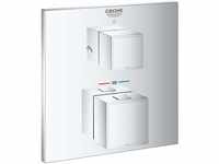 GROHE Grohtherm Cube | Thermostat-Brausebatterie mit integrierter...