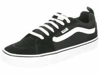 Vans Herren Filmore Sneaker, Black/White (Suede/Canvas), 44.5 EU