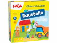 HABA 305211 - Meine ersten Spiele – Baustelle, kooperatives Memospiel mit