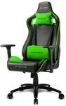 Sharkoon Elbrus 2 Gamingstuhl, Kunstleder, Schwarz/Gr&uuml;n, Normal