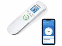 Beurer FT 95 Bluetooth, kontaktloses Infrarot-Fieberthermometer mit innovativer
