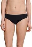 Schiesser Damen Slip Hipster, per Pack Schwarz (Schwarz 000), 40 (Herstellergr&ouml;&szlig;e: