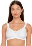 Susa BH Damen ohne B&uuml;gel - Catania 7870-100A wei&szlig; - Spacer-BH mit Unterbrustband -