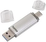 Hama 256GB USB-Speicherstick mit USB 3.2 Gen 1-Type-C, 2-in-1 USB-Stick | Doppel