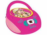 Lexibook RCD108BB Barbie Boombox CD-Player, Mikrofonanschluss,...