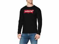 Levi's Herren Ls Graphic Tee B T-Shirt, Hm Ls Better Black, XXS
