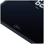 Beurer GS 410 black Signature Line Glas-/Personenwaage, mit extra gro&szlig;er