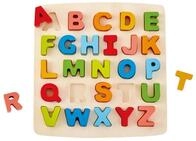 Hape Puzzle mit Gro&szlig;buchstaben - Holz Alphabet Puzzle, Lernspielzeug zum