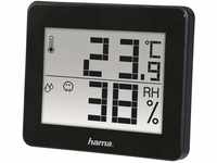 Hama Thermometer/Hygrometer (inkl. Batterie) schwarz