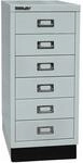 BISLEY MultiDrawer, 29er Serie mit Sockel, DIN A4, 6 Schubladen, Metall, 645