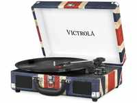 Victrola Suitcase Turntable 3-Gang Bluetooth Kofferplattenspieler - Britische...