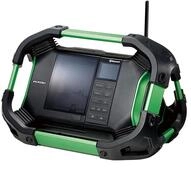 HiKOKI Akku-Baustellenradio UR18DSDL (Bluetooth, DAB+, USB, Wassergesch&uuml;tzt,...