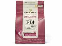 CALLEBAUT Receipe RB1 - Ruby Kuvertüre Callets, Pinke Schokolade, 47,3 %...