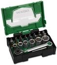 HiKOKI 24-teiliger Bit-Satz (mit Ratsche) - Vielseitiges Schraubendreher-Bit-Set f&uuml;r
