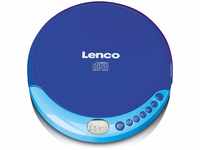 Lenco CD-011 - Tragbarer CD-Spieler mit Akkuladefunktion -Discman - CD Walkman...