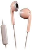 JVC HA-F19M-PT-E Earbuds Kopfh&ouml;rer mit Headsetfunktion (Farbe Pink x Taupe)