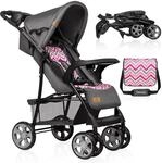 LIONELO Emma Plus Kinderwagen bis zu 15 kg, Kindersportwagen, leicht modern klein