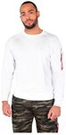 Alpha Industries X-Fit Sweat Sweatshirt f&uuml;r Herren White