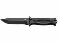 Gerber Messer mit glatter Klinge und Holster, Klingenlänge: 12,2 cm, Strongarm...