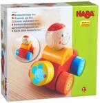 HABA Entdeckerauto Ben &ndash; Holzauto mit Steckfigur & Greifelement &ndash; Ab 12 Monaten