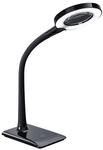 Trio Leuchten LED Tischleuchte 527290102 Lupo, Kunststoff schwarz, 5 Watt LED, 4-fach