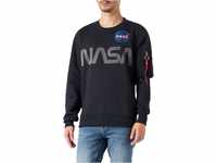Alpha Industries NASA Reflective Sweater Sweatshirt für Herren Rep.Blue
